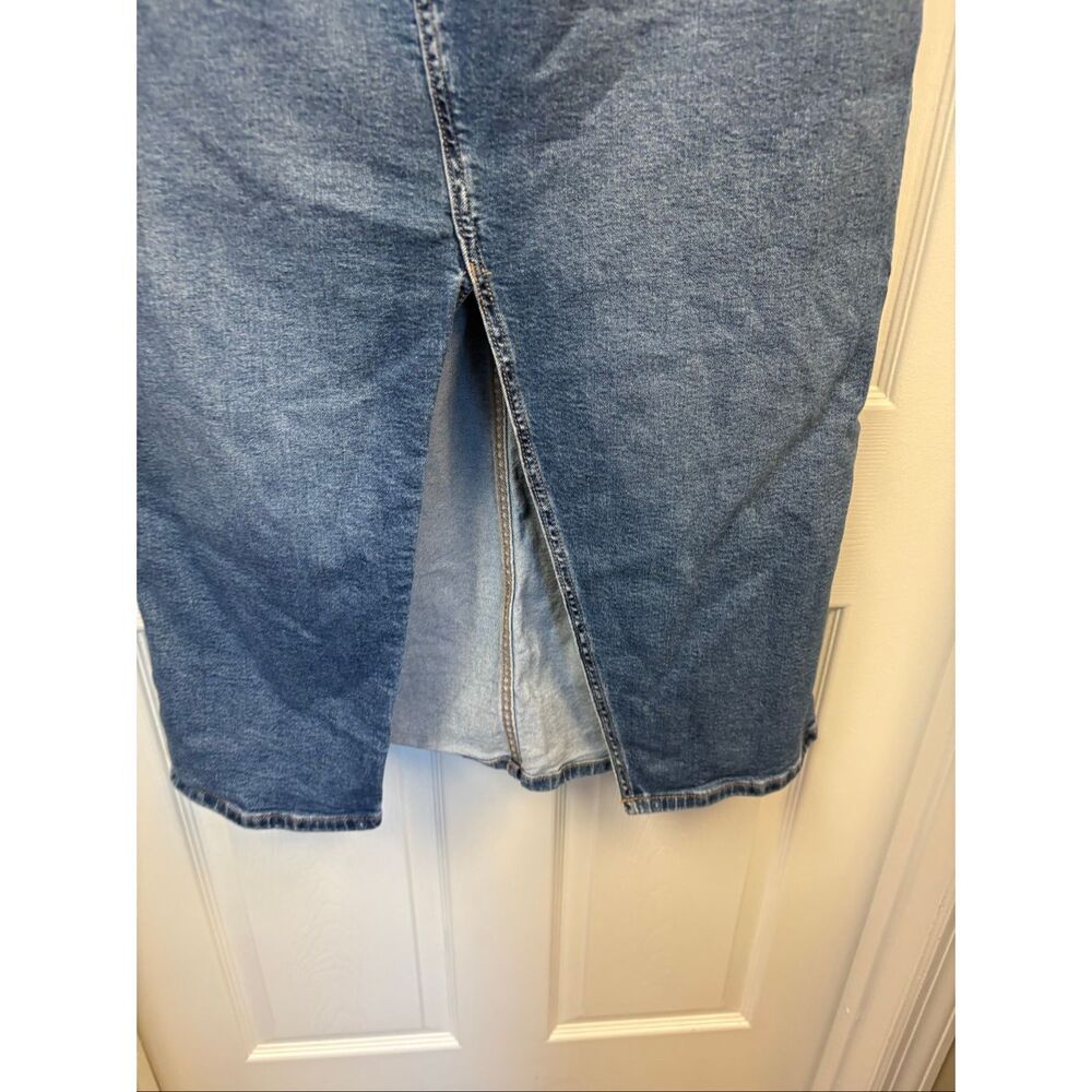 AEO Strapless Denim Dress - Picture 3 of 7